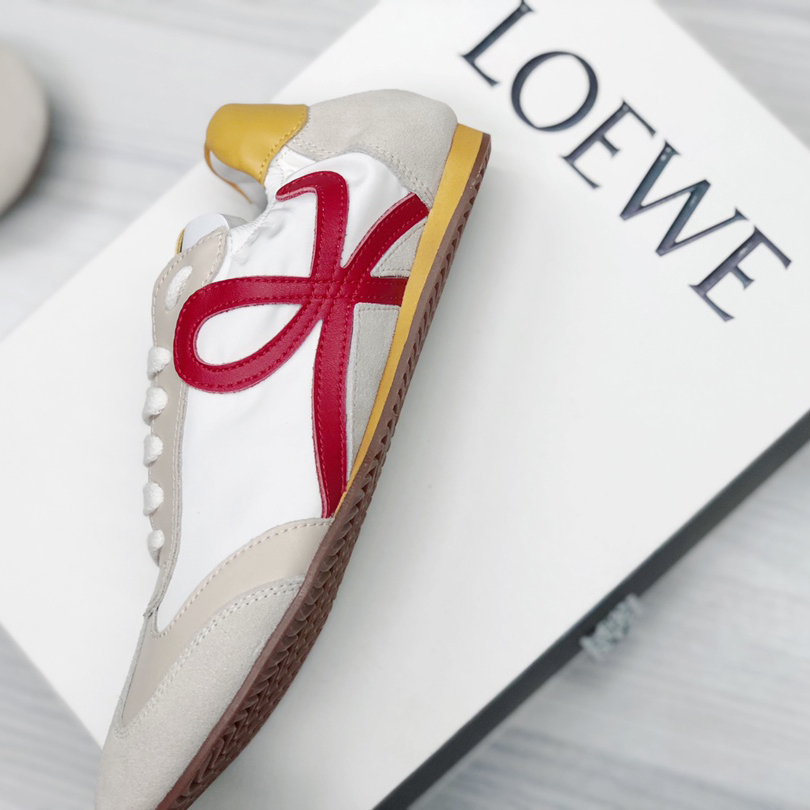 Loewe Ballet Runner In Nylon And Calfskin - FashionPlug