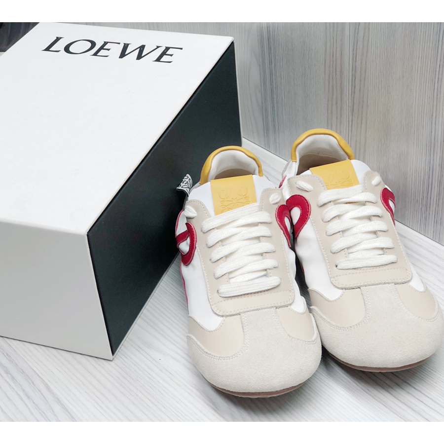 Loewe Ballet Runner In Nylon And Calfskin - FashionPlug