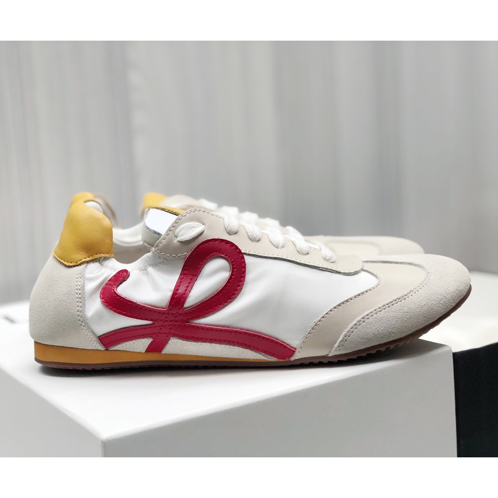 Loewe Ballet Runner In Nylon And Calfskin - FashionPlug