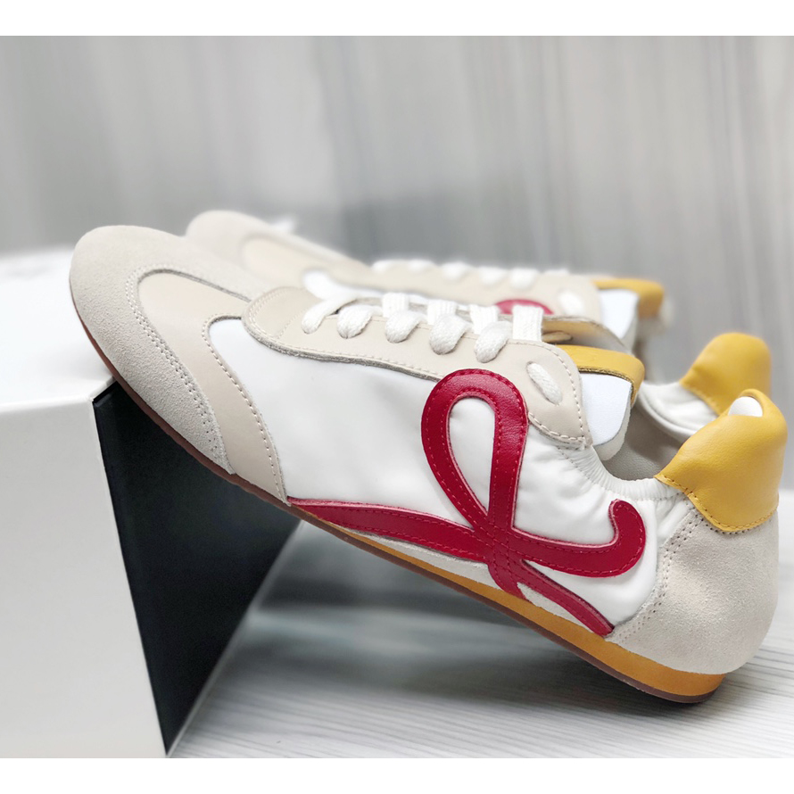 Loewe Ballet Runner In Nylon And Calfskin - FashionPlug