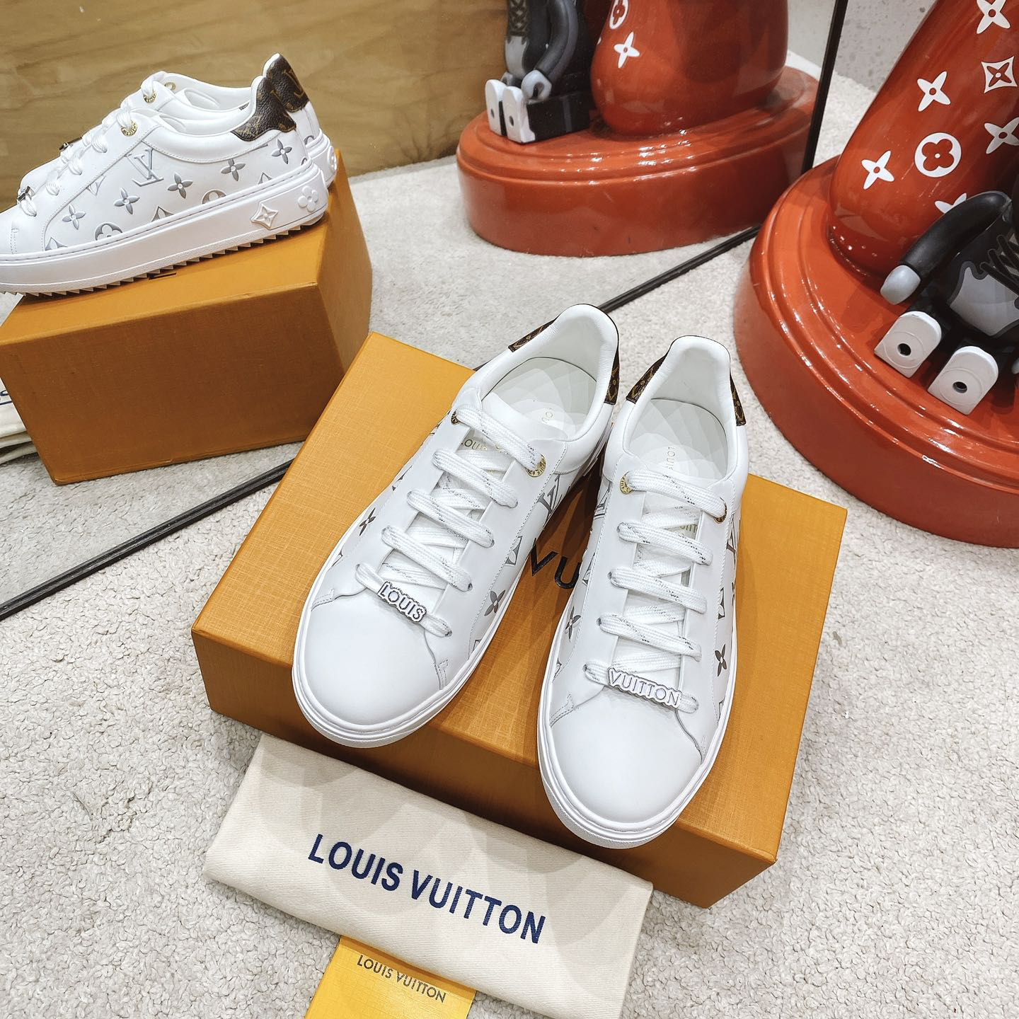 Louis Vuitton Time Out Sneaker  - FashionPlug