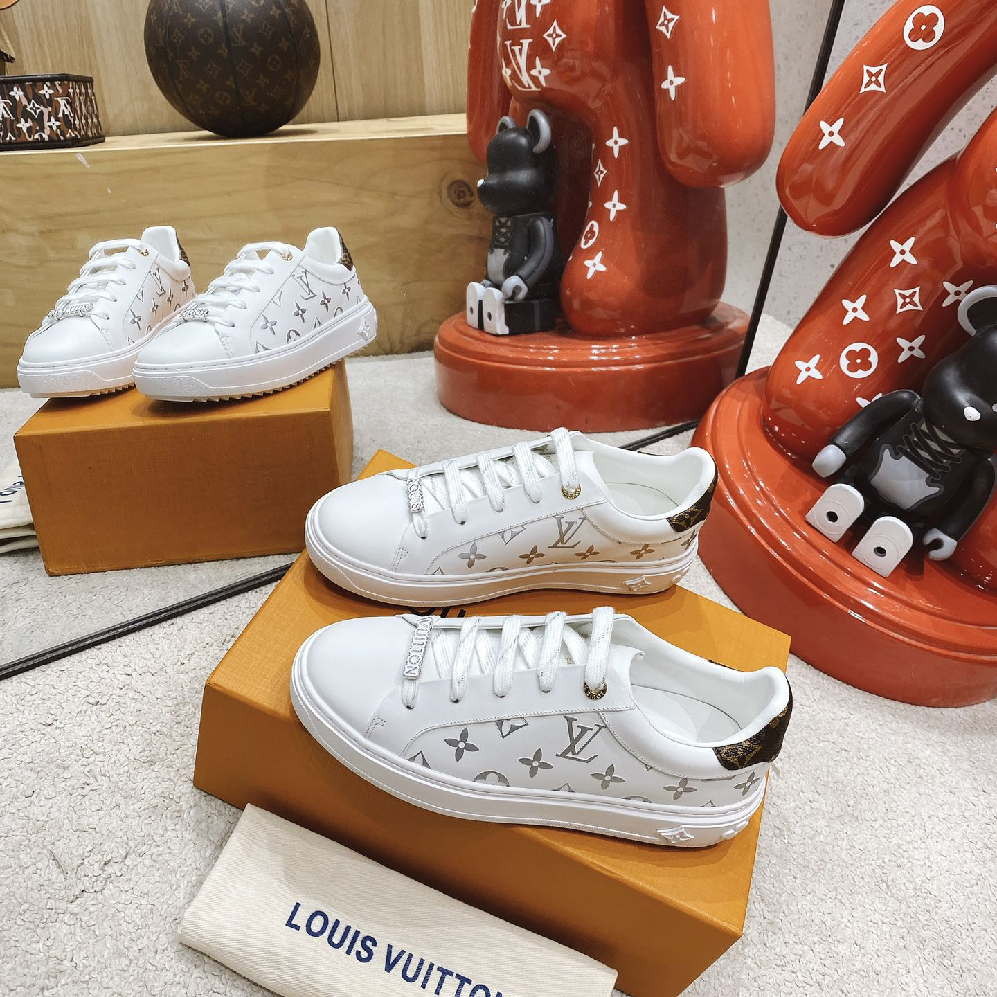 Louis Vuitton Time Out Sneaker  - FashionPlug