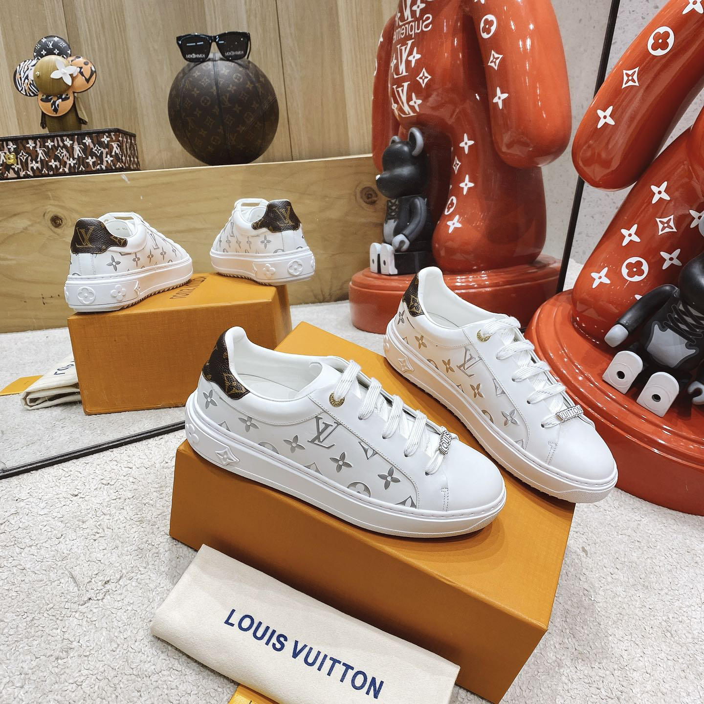 Louis Vuitton Time Out Sneaker  - FashionPlug