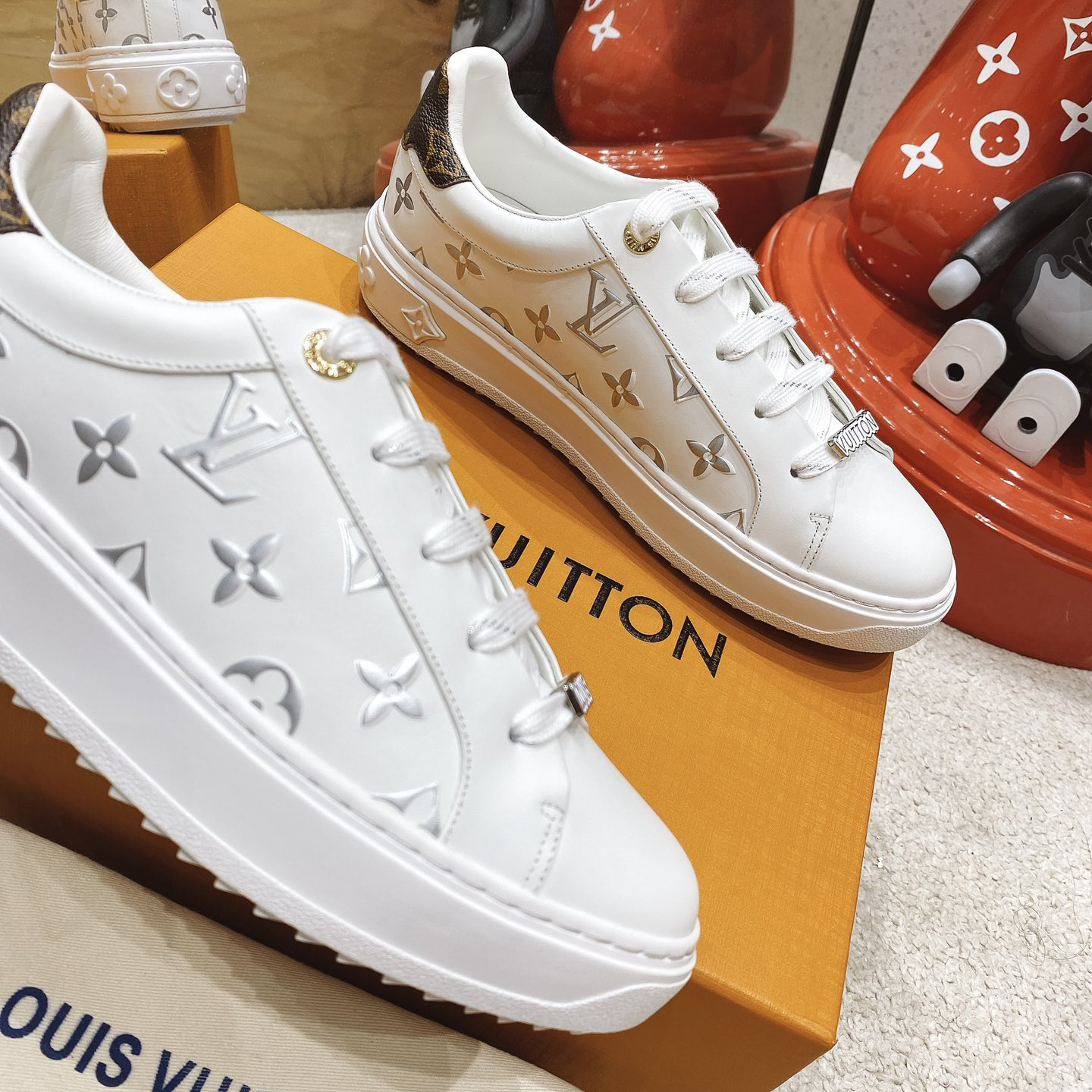 Louis Vuitton Time Out Sneaker  - FashionPlug