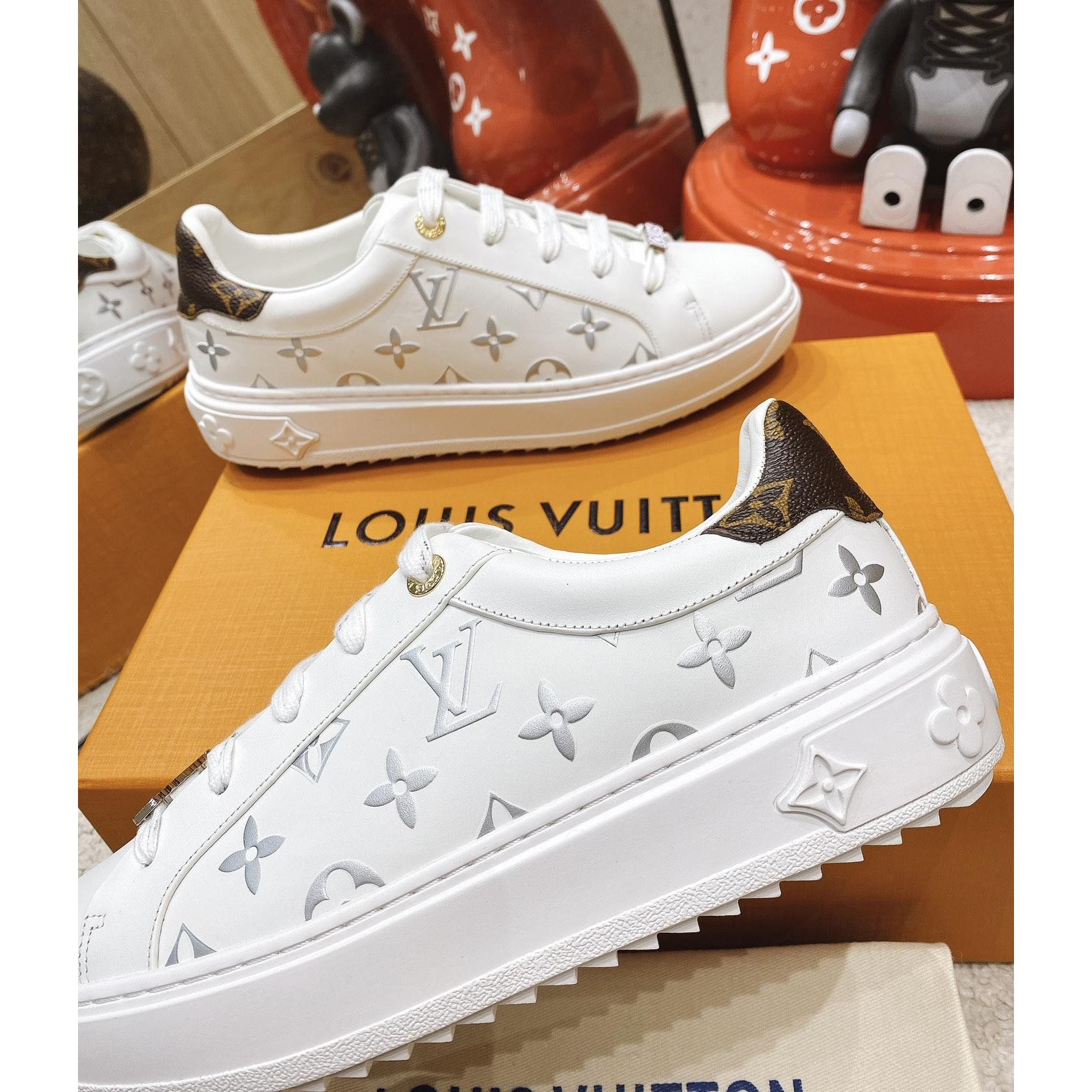 Louis Vuitton Time Out Sneaker  - FashionPlug