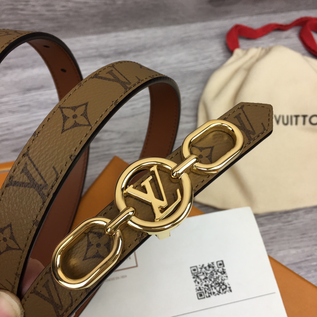 Louis Vuitton Squared LV 20mm Belt - FashionPlug
