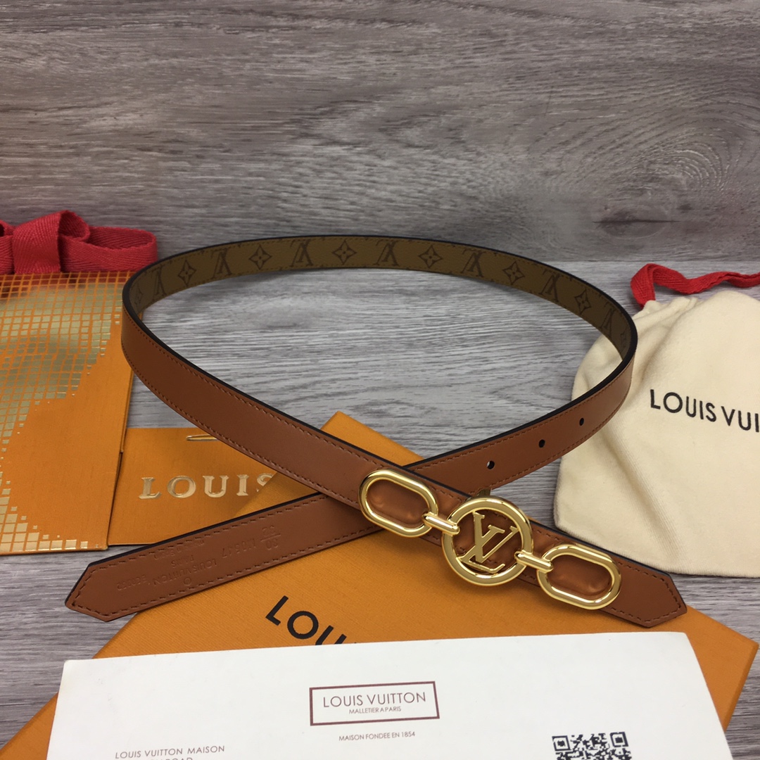 Louis Vuitton Squared LV 20mm Belt - FashionPlug