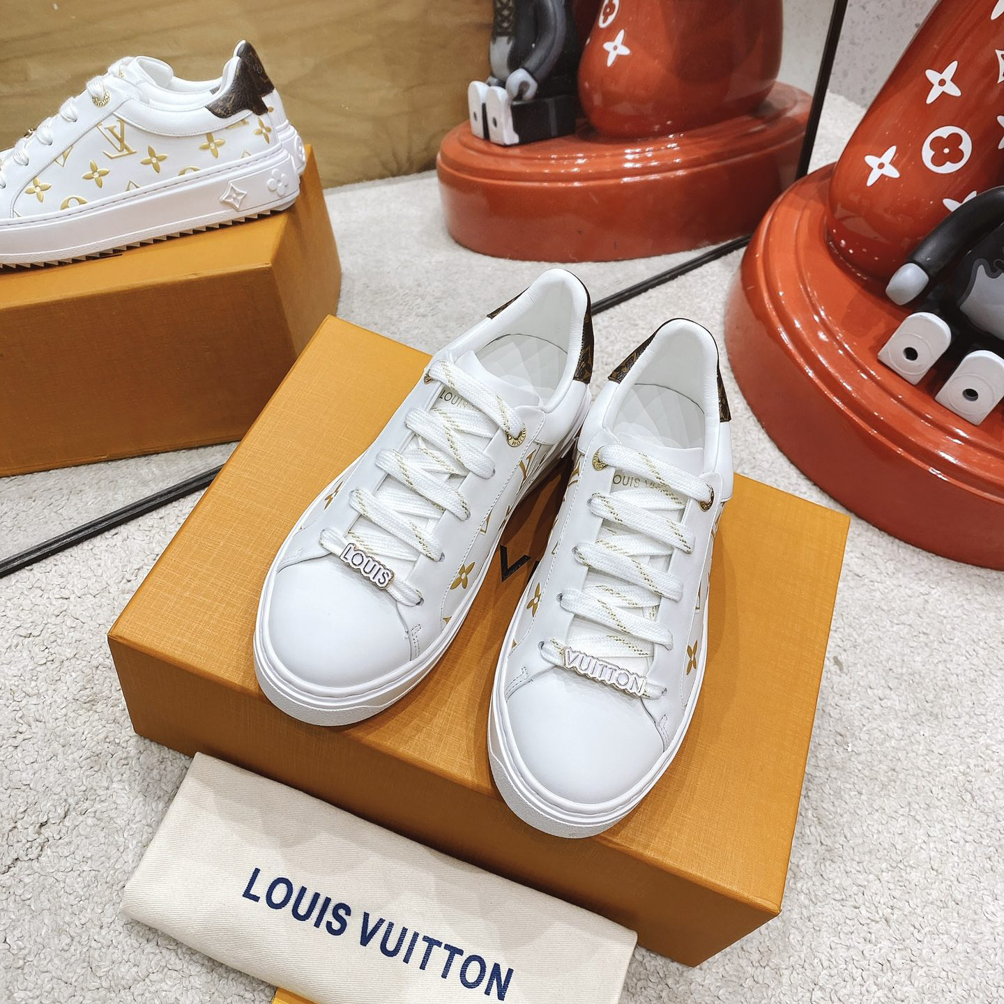 Louis Vuitton Time Out Sneaker  - FashionPlug