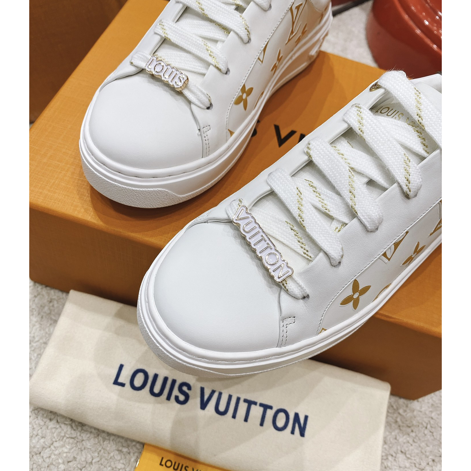Louis Vuitton Time Out Sneaker  - FashionPlug