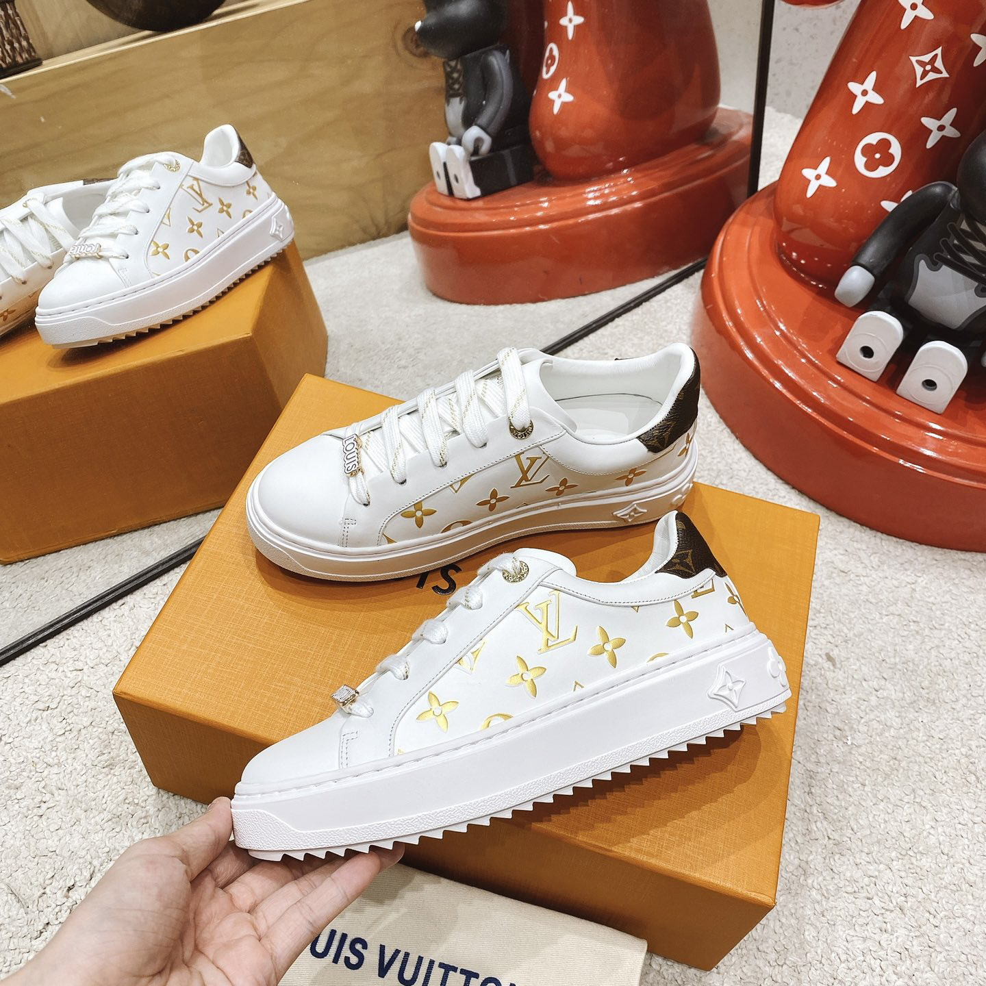 Louis Vuitton Time Out Sneaker  - FashionPlug