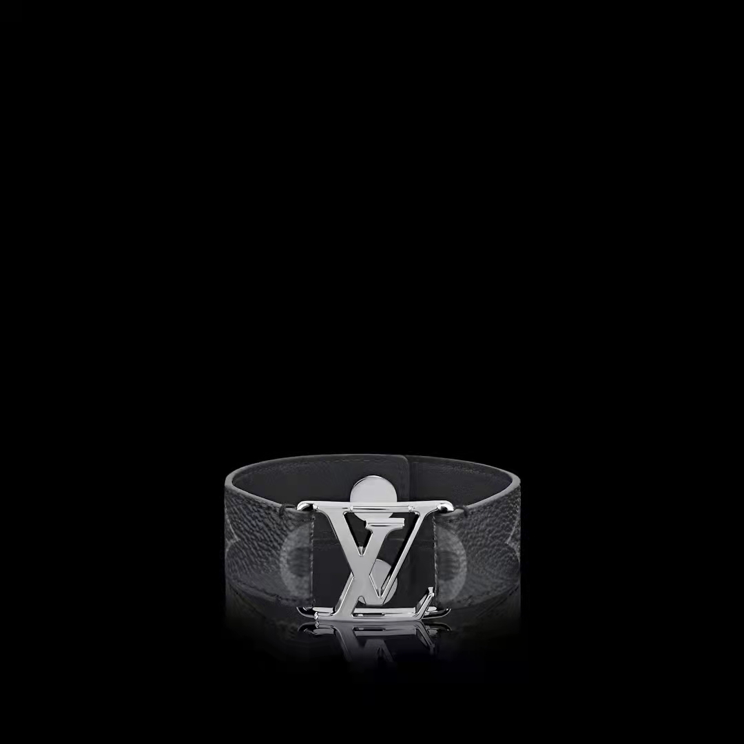 Louis Vuitton Monogram Leather Bracelet - FashionPlug