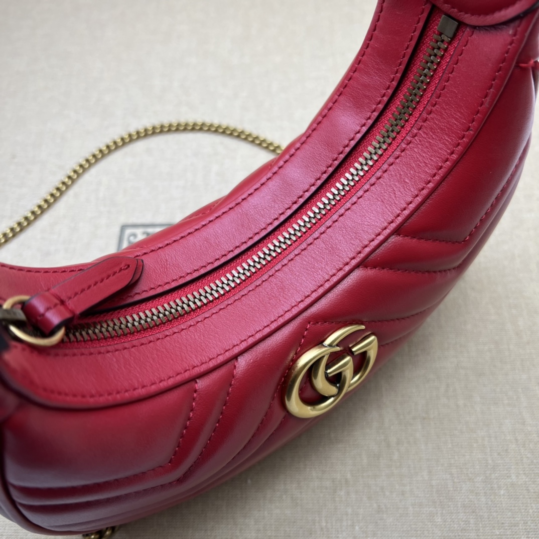 Gucci GG  Leather Handle Bag（21-11-5CM） - FashionPlug