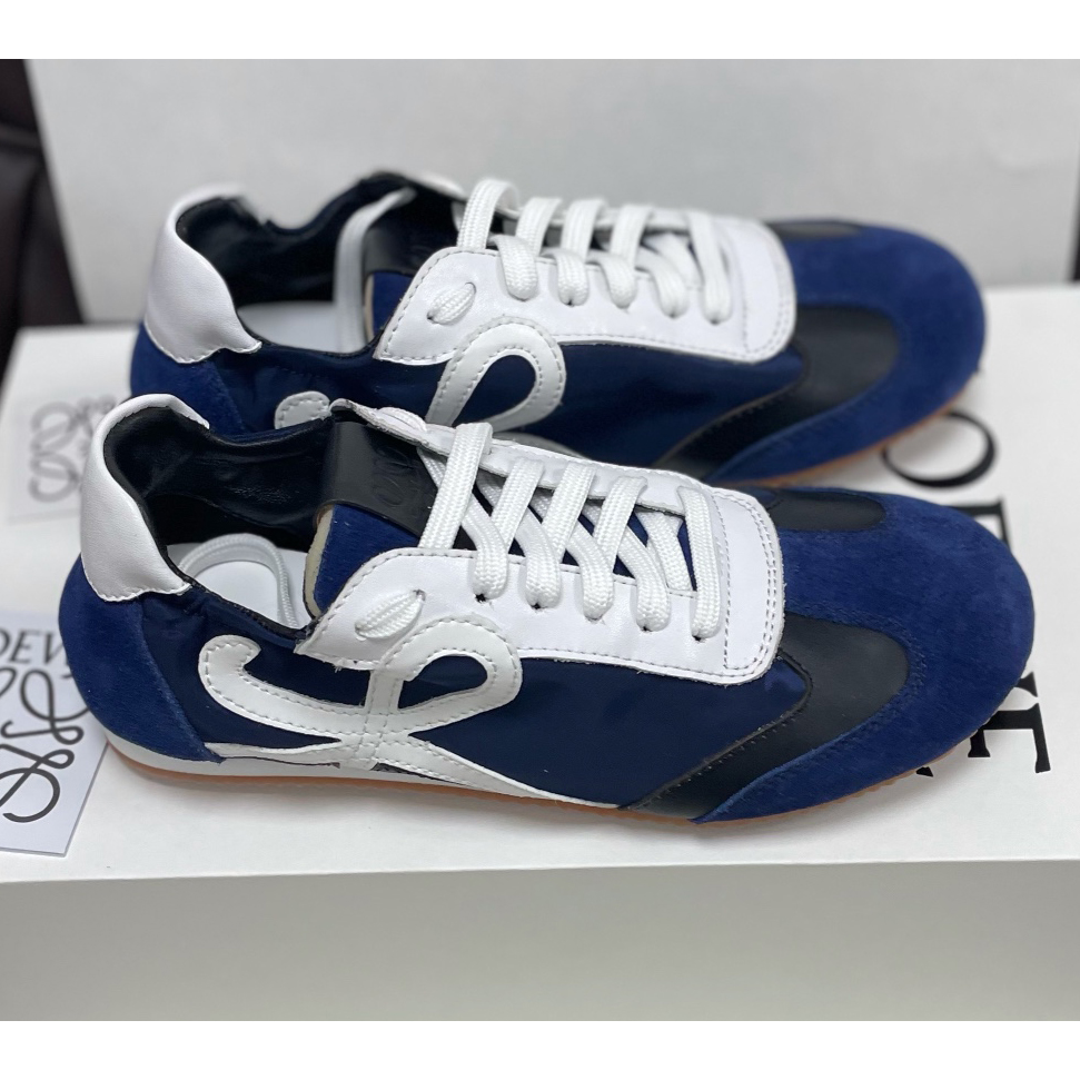 Loewe Ballet Runner In Nylon And Calfskin - FashionPlug