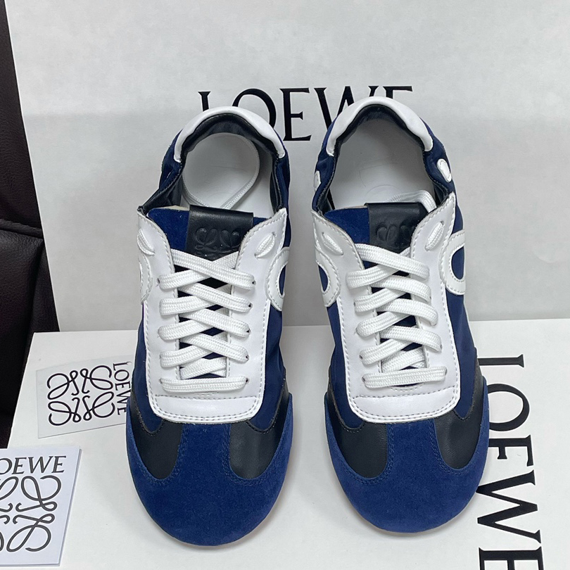 Loewe Ballet Runner In Nylon And Calfskin - FashionPlug