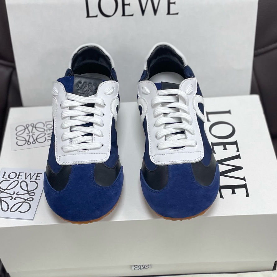 Loewe Ballet Runner In Nylon And Calfskin - FashionPlug