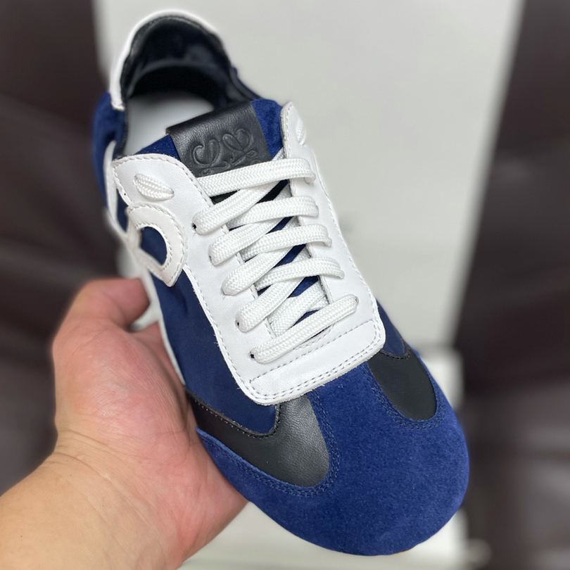 Loewe Ballet Runner In Nylon And Calfskin - FashionPlug