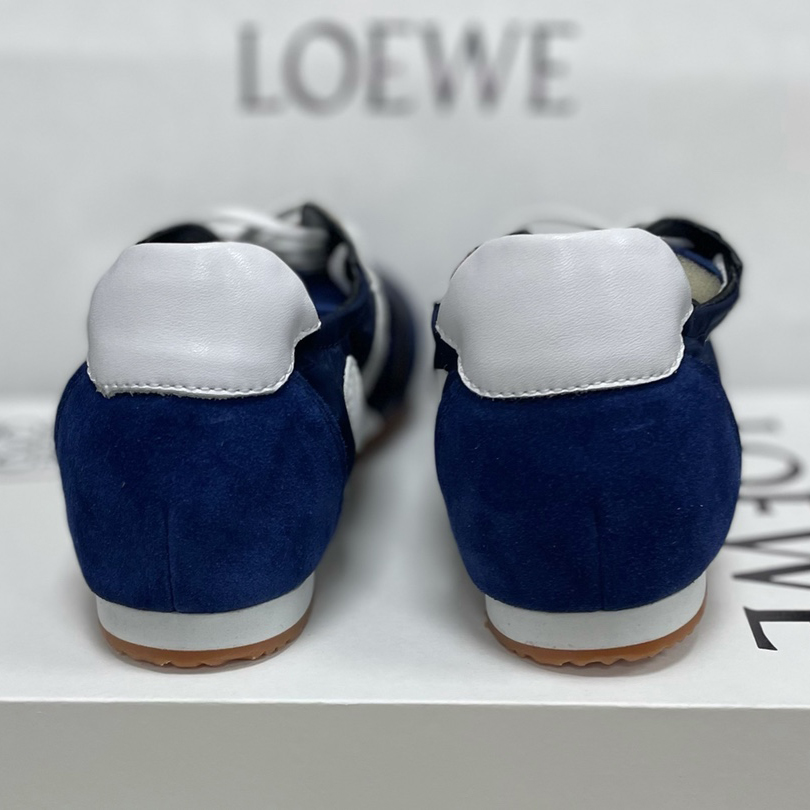 Loewe Ballet Runner In Nylon And Calfskin - FashionPlug