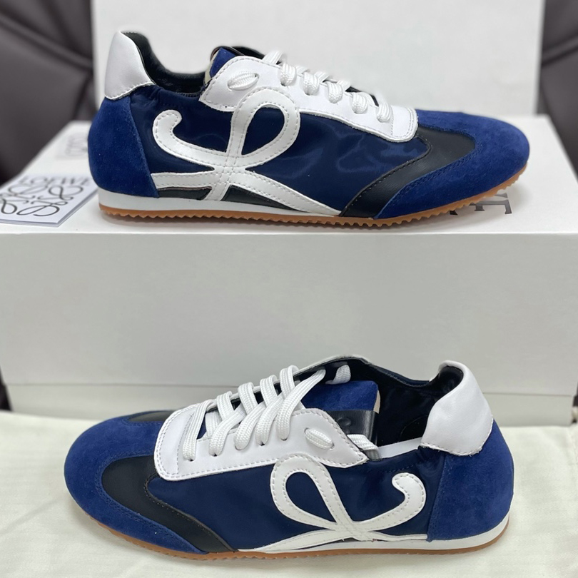 Loewe Ballet Runner In Nylon And Calfskin - FashionPlug