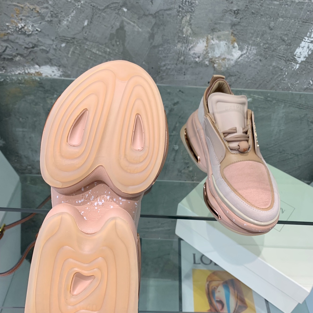 Balmain B-Bold Low-Top Sneakers - FashionPlug