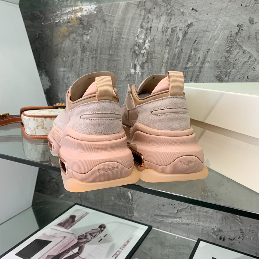 Balmain B-Bold Low-Top Sneakers - FashionPlug