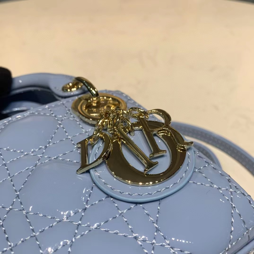Dior Lady Bag  Cannage Calfskin（12-10-5CM） - FashionPlug