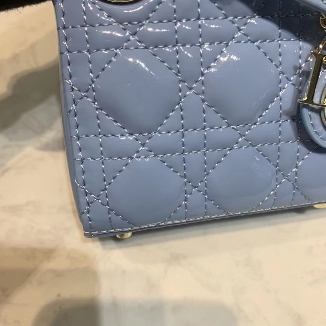 Dior Lady Bag  Cannage Calfskin（12-10-5CM） - FashionPlug