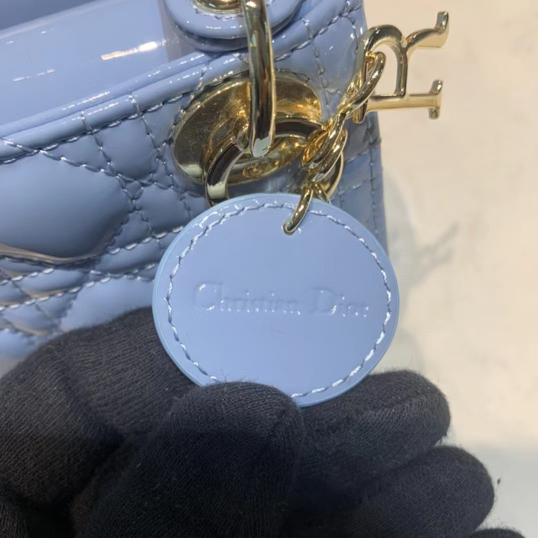 Dior Lady Bag  Cannage Calfskin（12-10-5CM） - FashionPlug