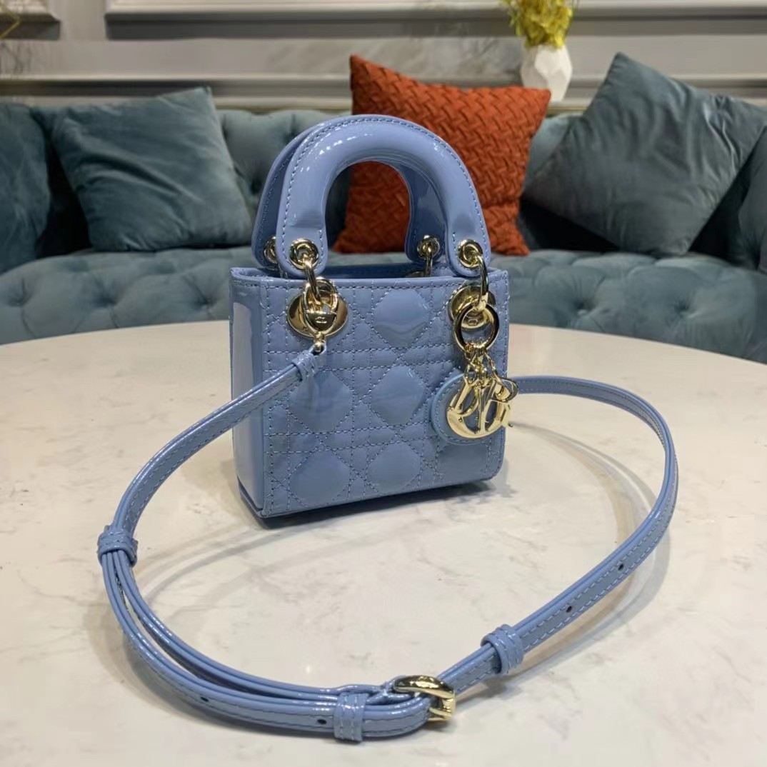 Dior Lady Bag  Cannage Calfskin（12-10-5CM） - FashionPlug