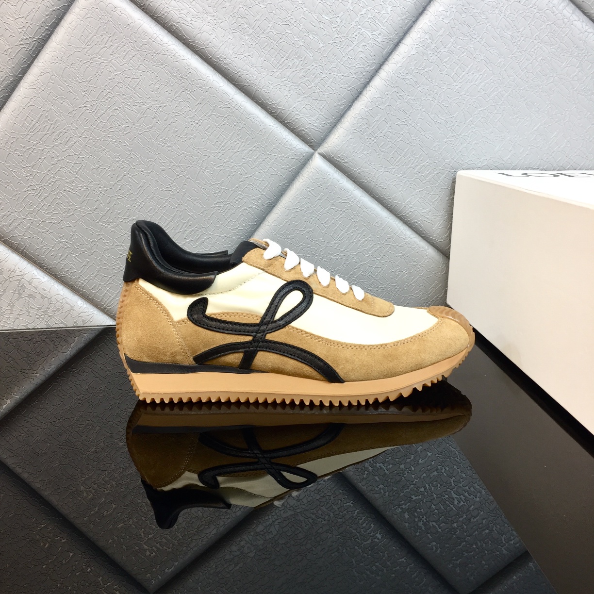 Loewe Flow Runner In Calfskin - FashionPlug