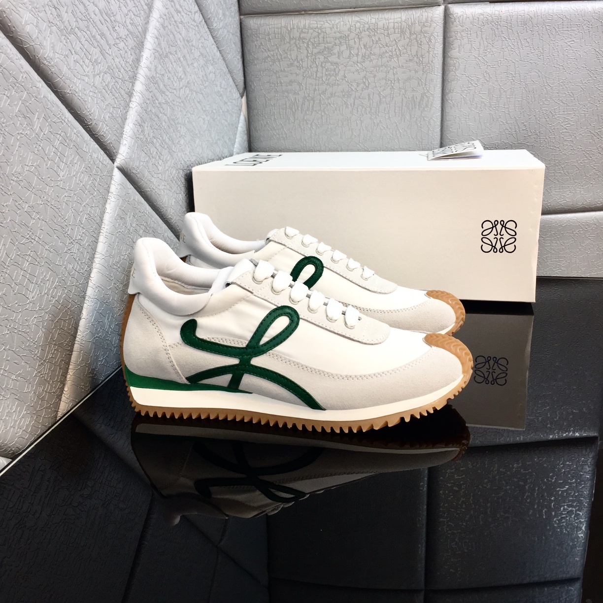 Loewe Flow Runner In Calfskin - FashionPlug