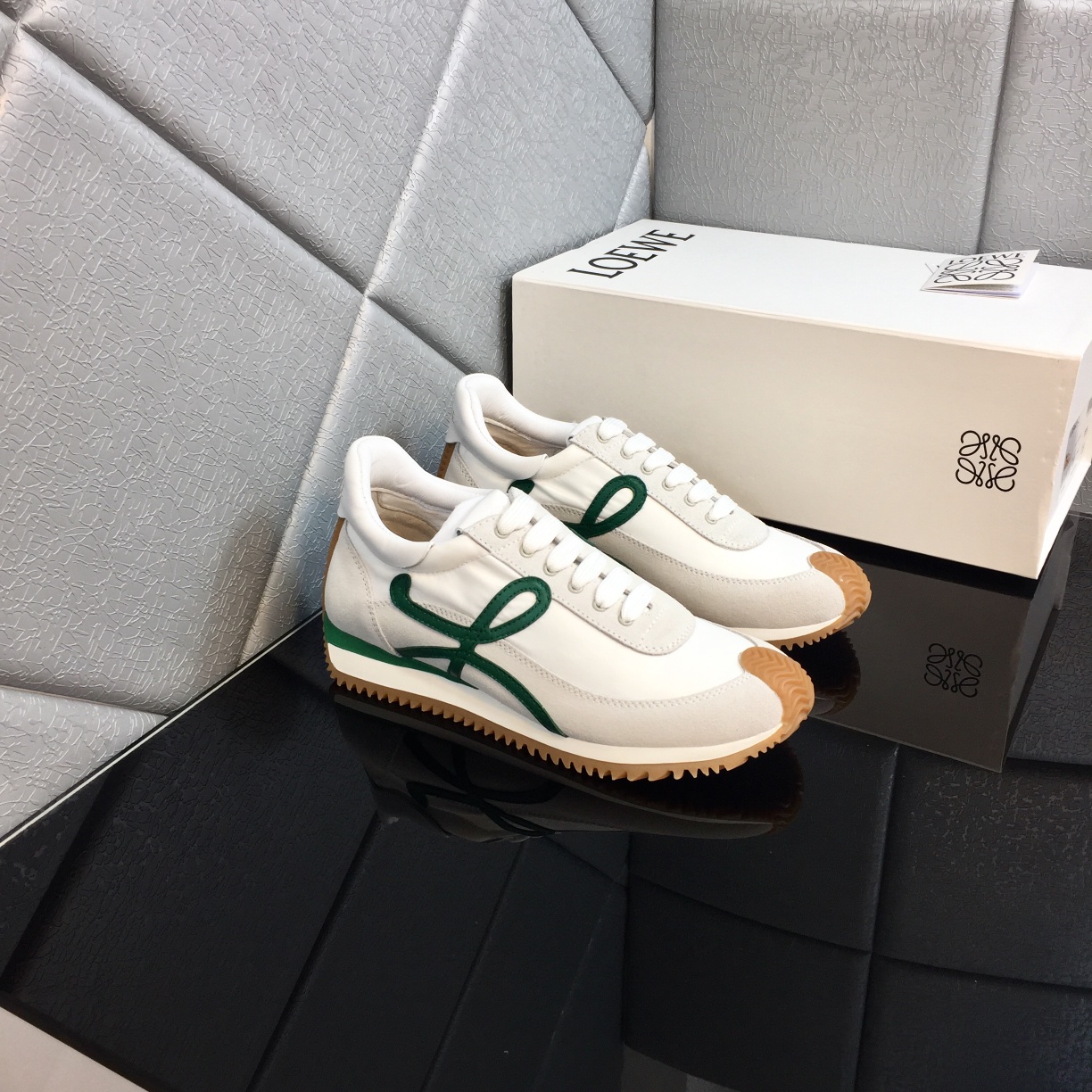 Loewe Flow Runner In Calfskin - FashionPlug
