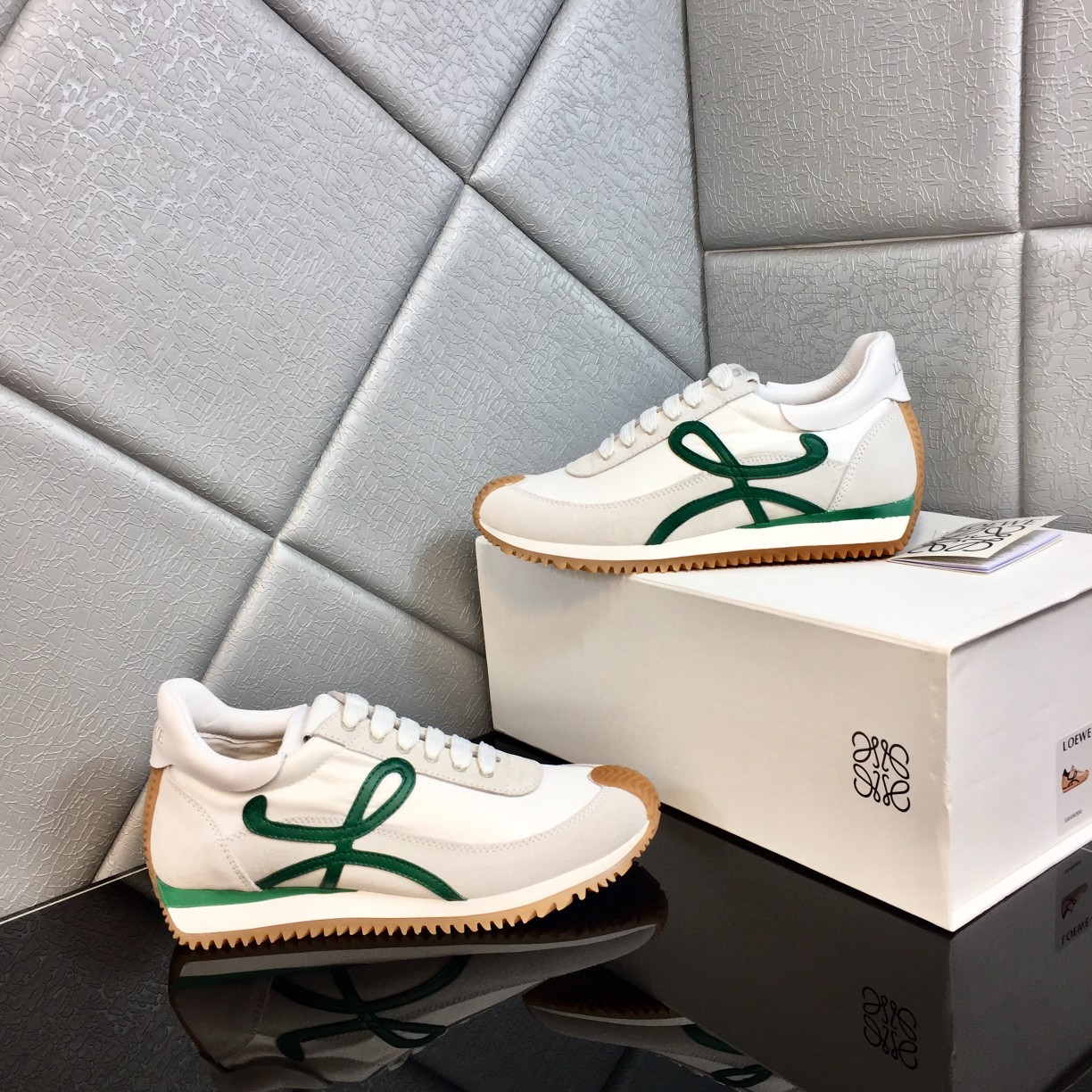Loewe Flow Runner In Calfskin - FashionPlug