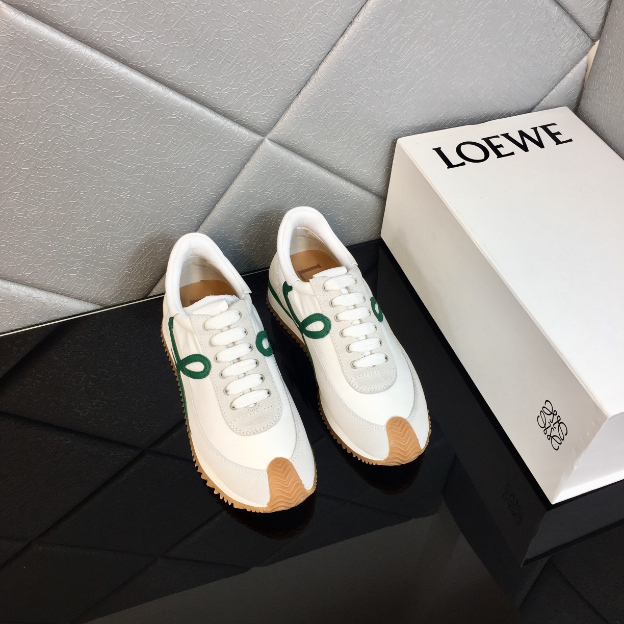 Loewe Flow Runner In Calfskin - FashionPlug