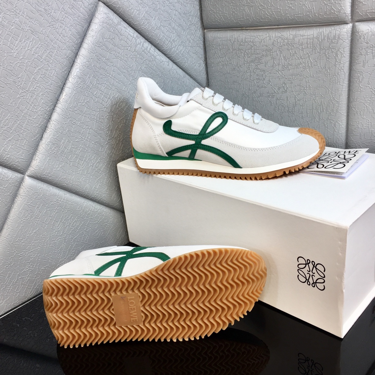 Loewe Flow Runner In Calfskin - FashionPlug