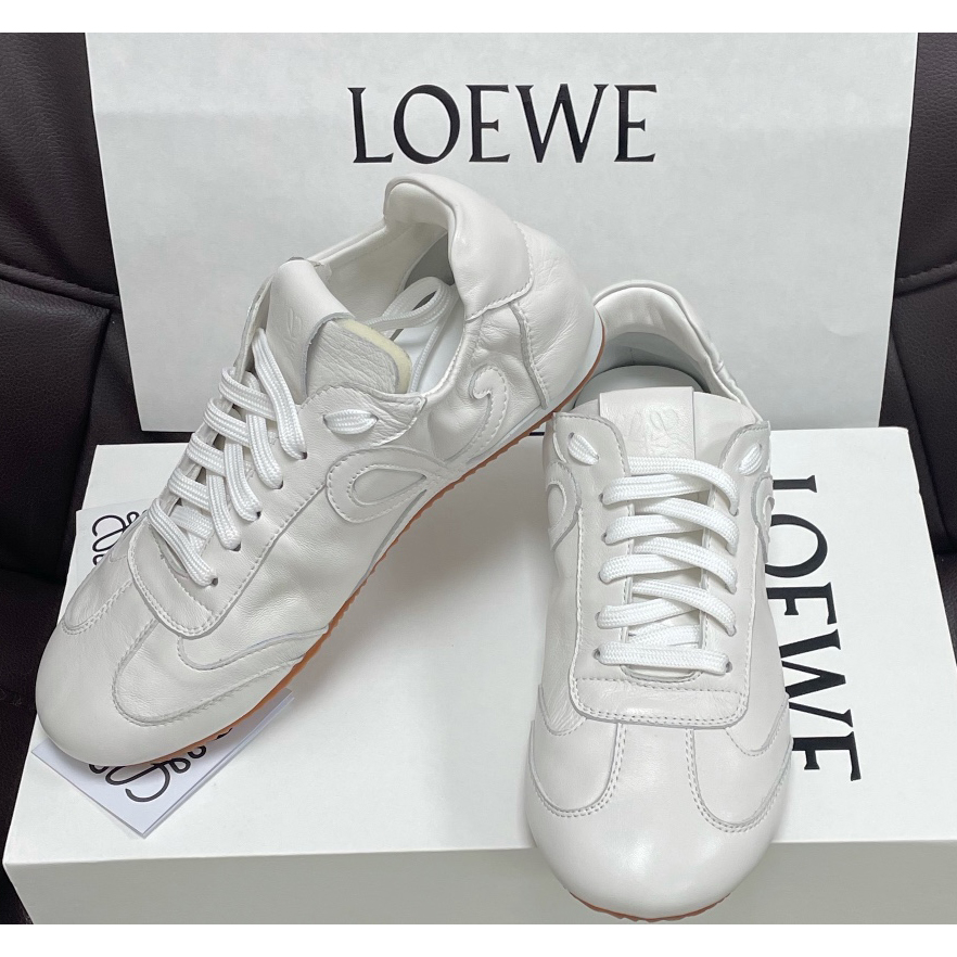 Loewe Ballet Runner In Nylon And Calfskin - FashionPlug