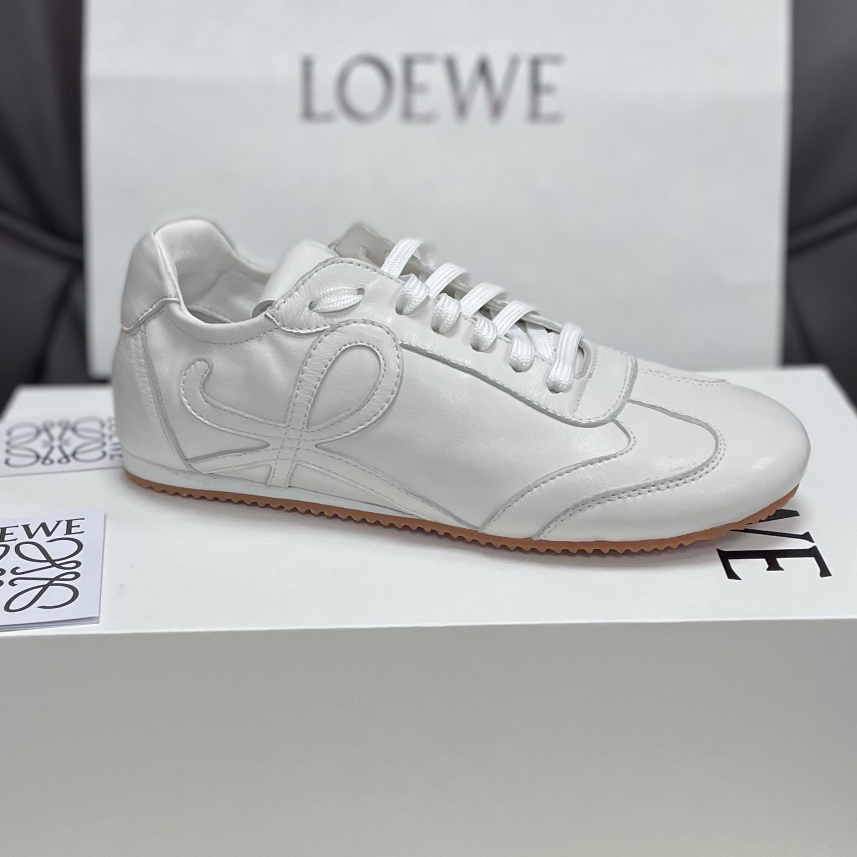 Loewe Ballet Runner In Nylon And Calfskin - FashionPlug
