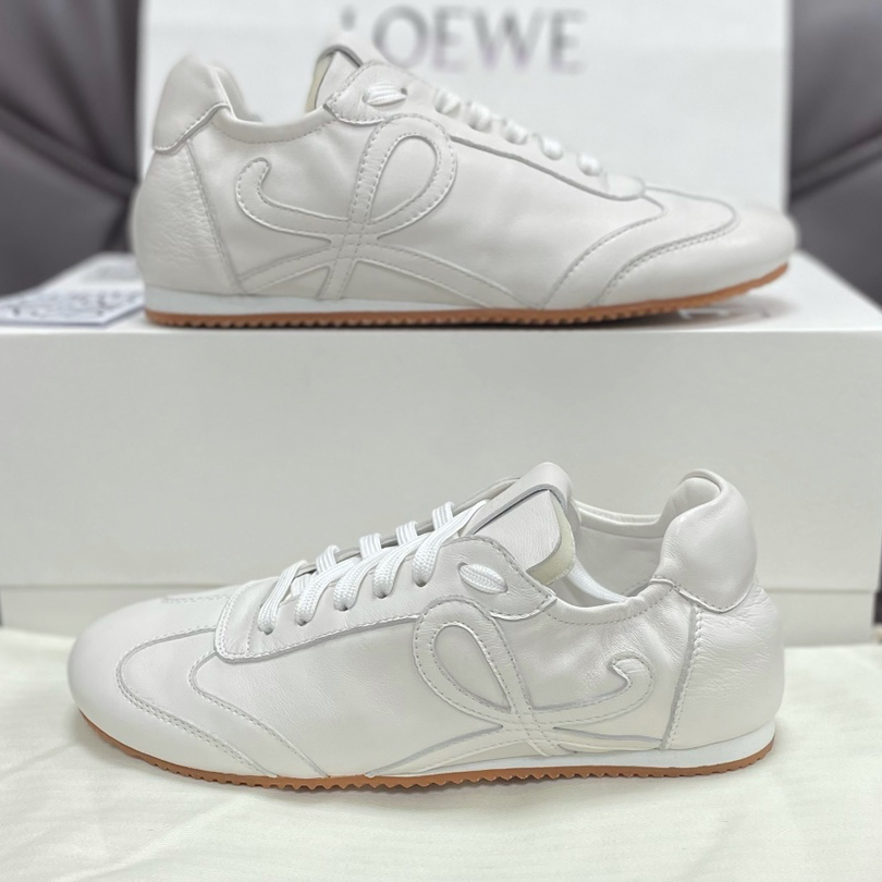 Loewe Ballet Runner In Nylon And Calfskin - FashionPlug