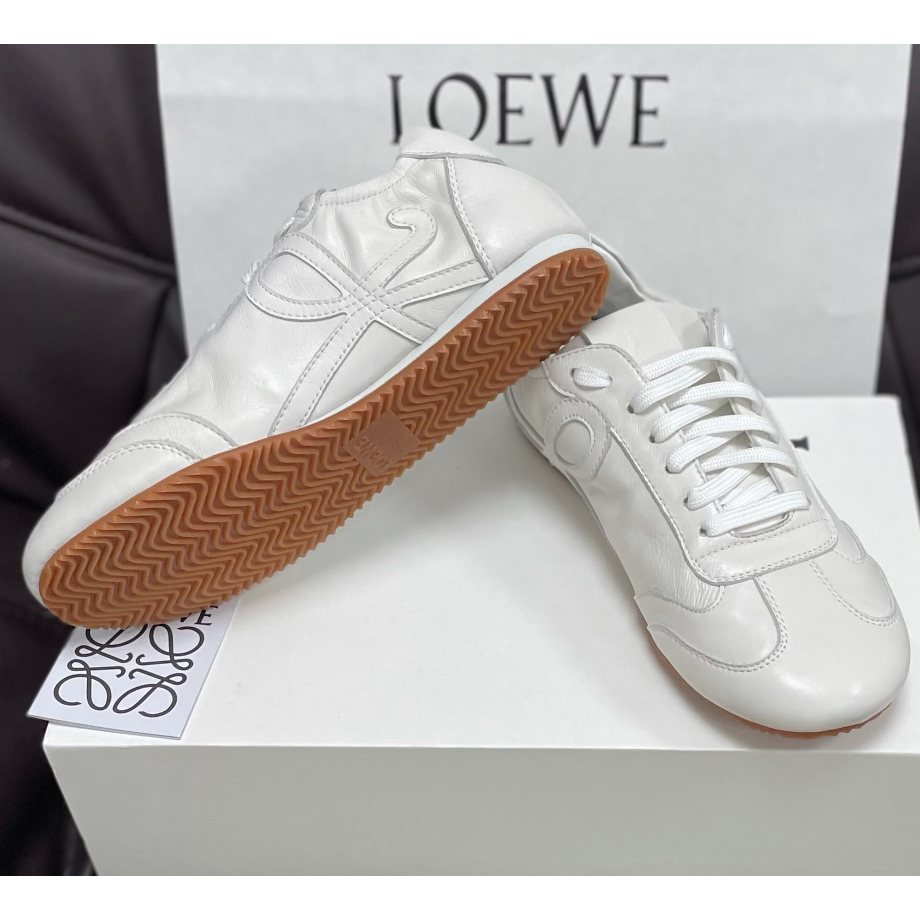 Loewe Ballet Runner In Nylon And Calfskin - FashionPlug