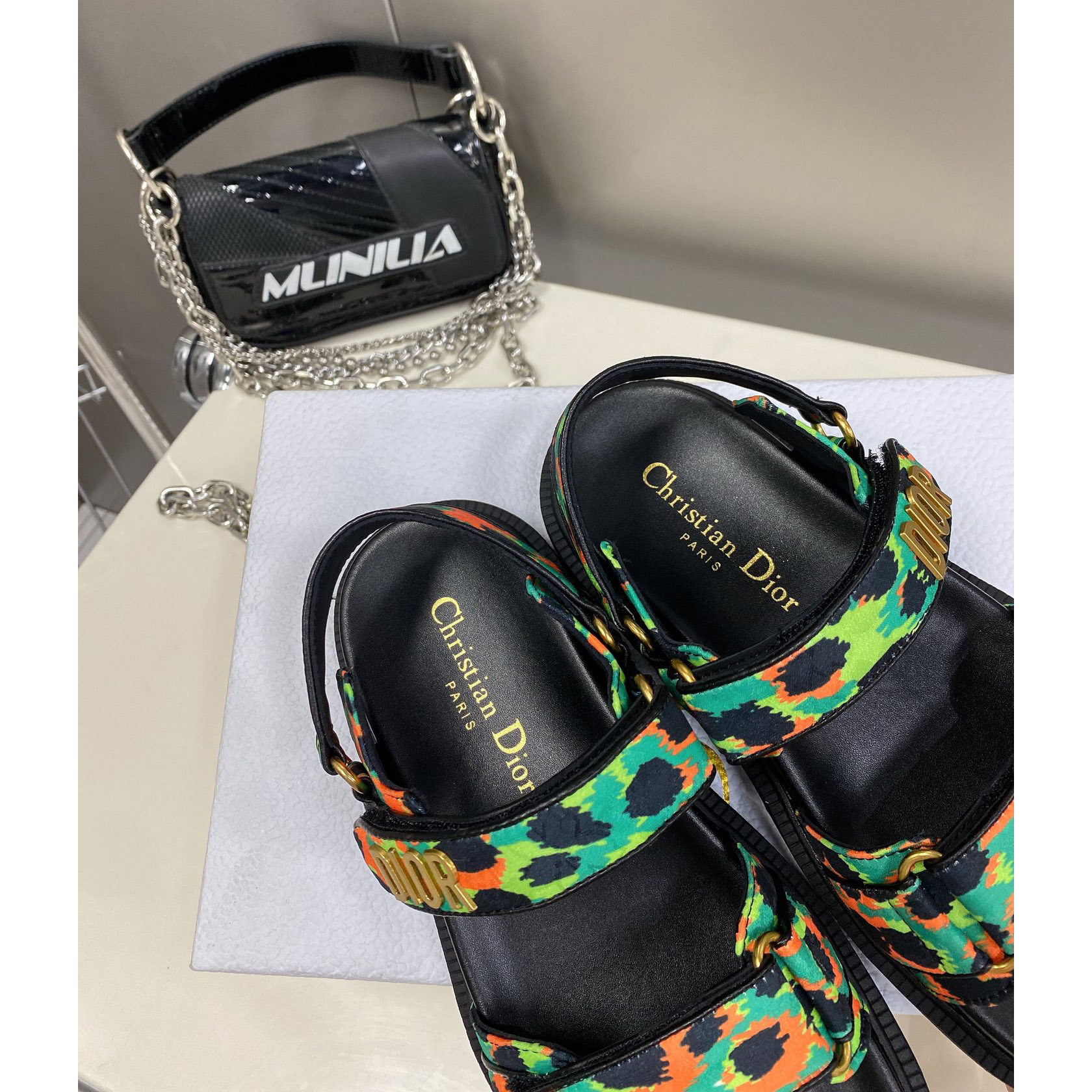 Dior Women Dioract Sandal - FashionPlug