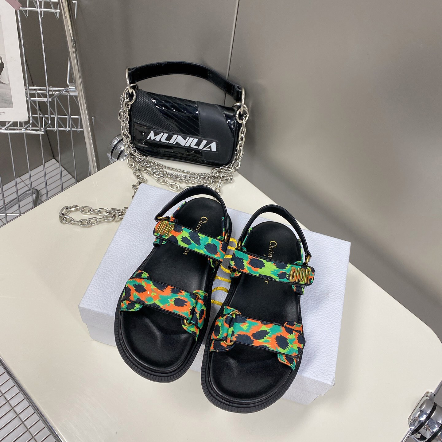 Dior Women Dioract Sandal - FashionPlug