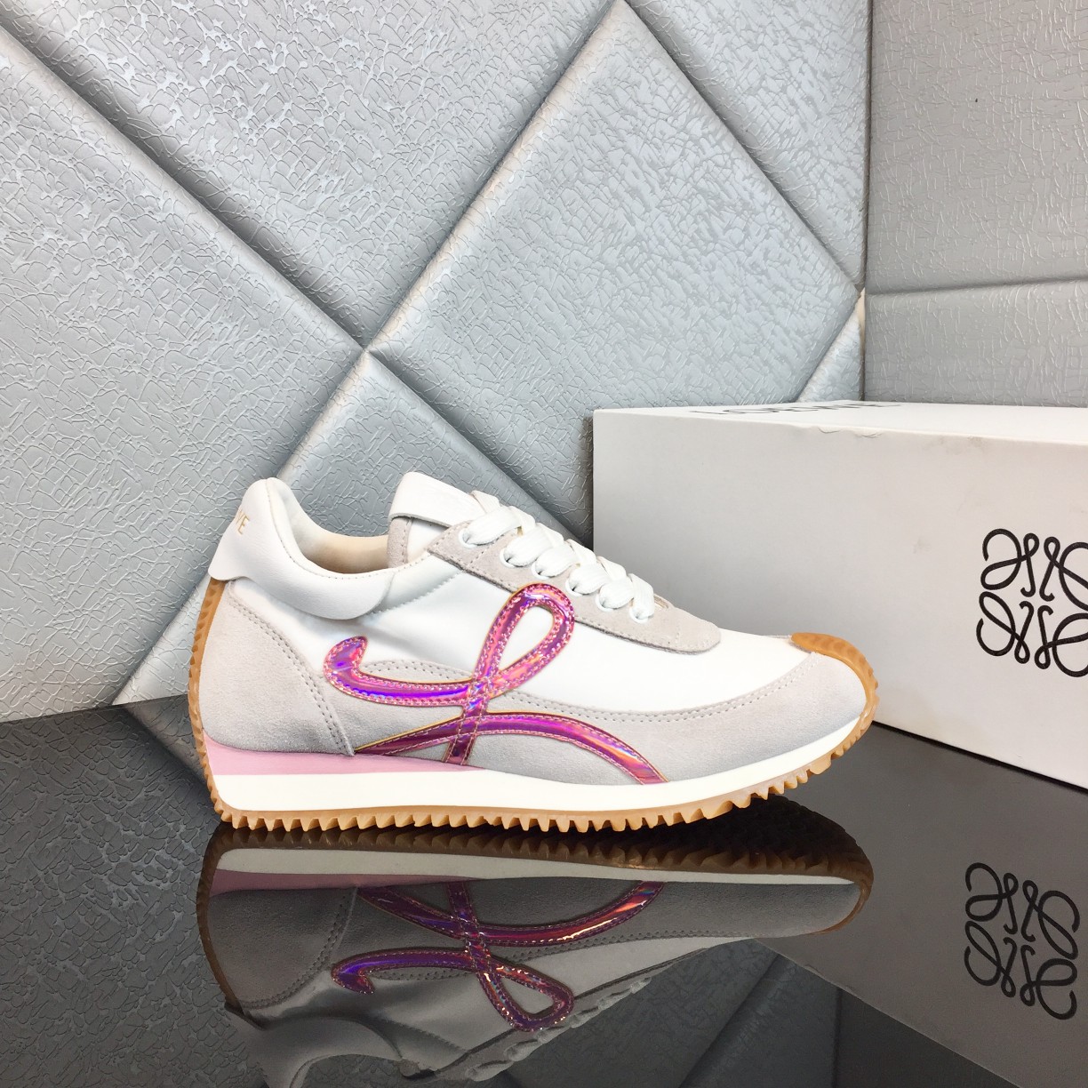 Loewe Flow Runner In Calfskin - FashionPlug