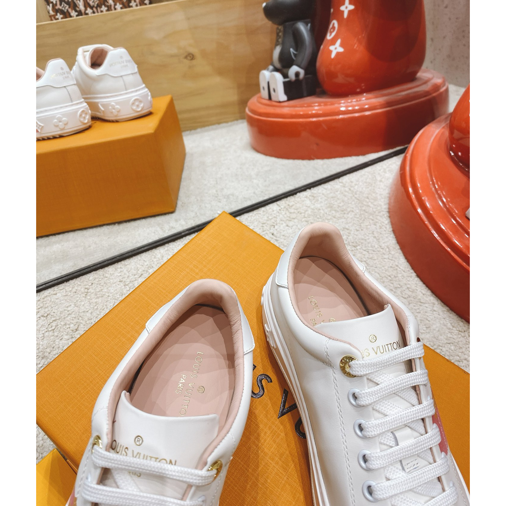 Louis Vuitton Logo Sneaker - FashionPlug