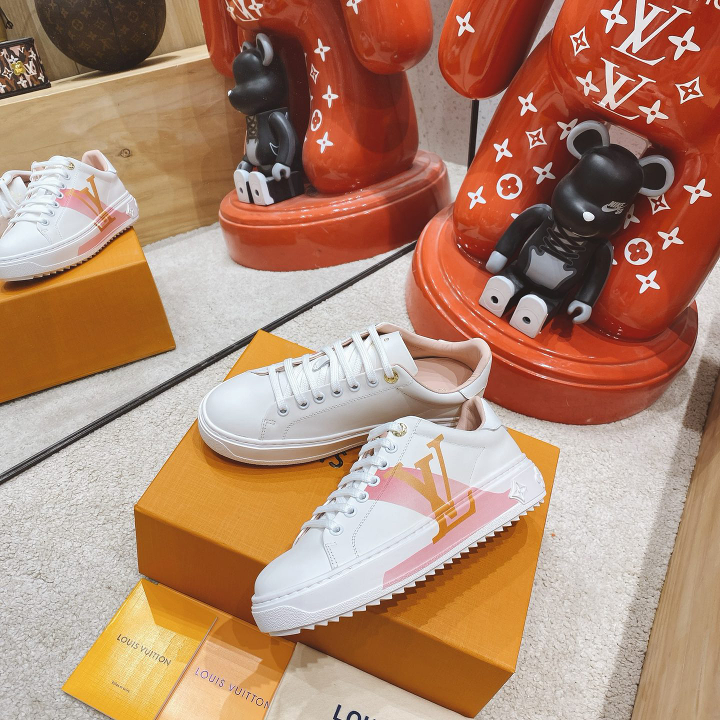 Louis Vuitton Logo Sneaker - FashionPlug
