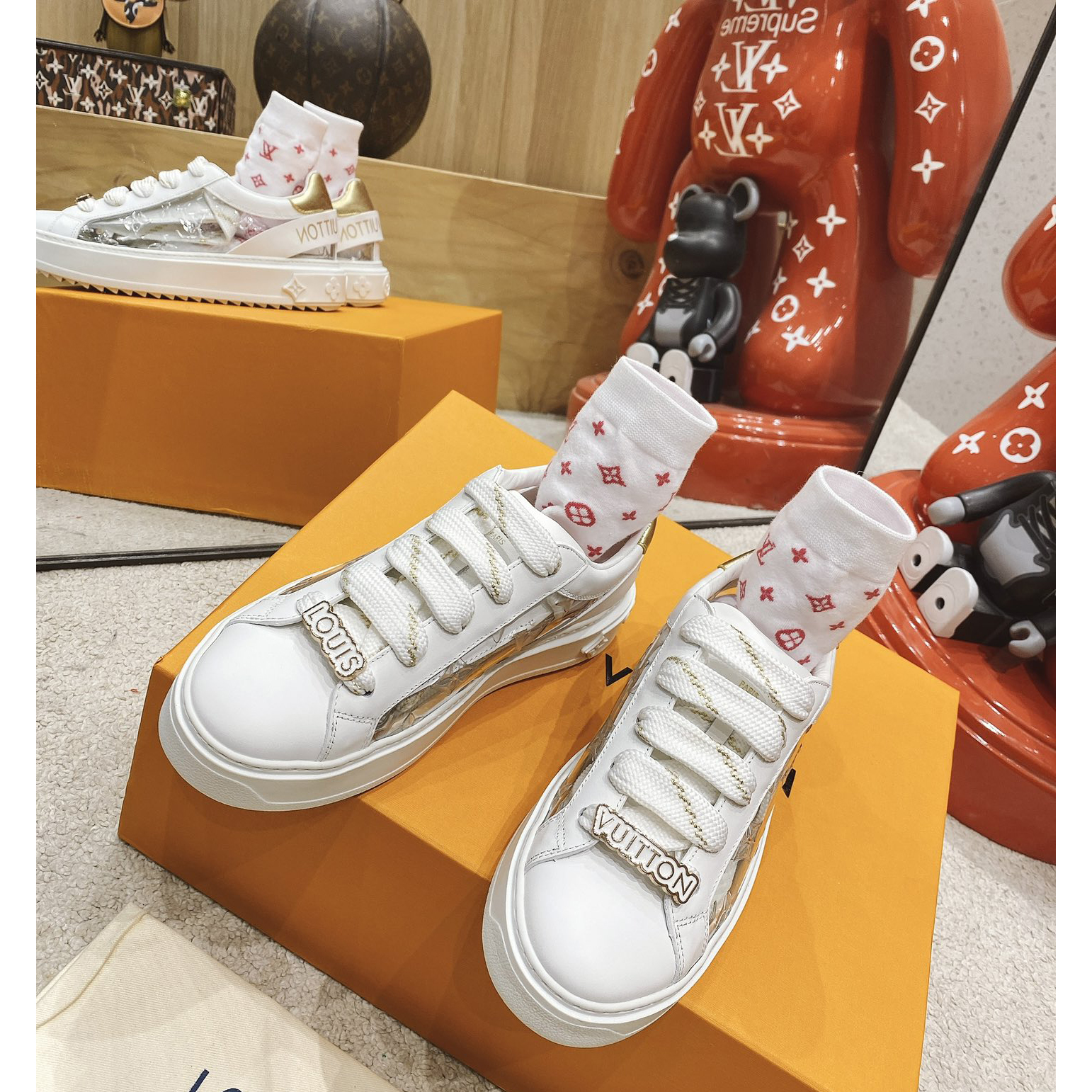 Louis Vuitton Time Out Sneaker  - FashionPlug