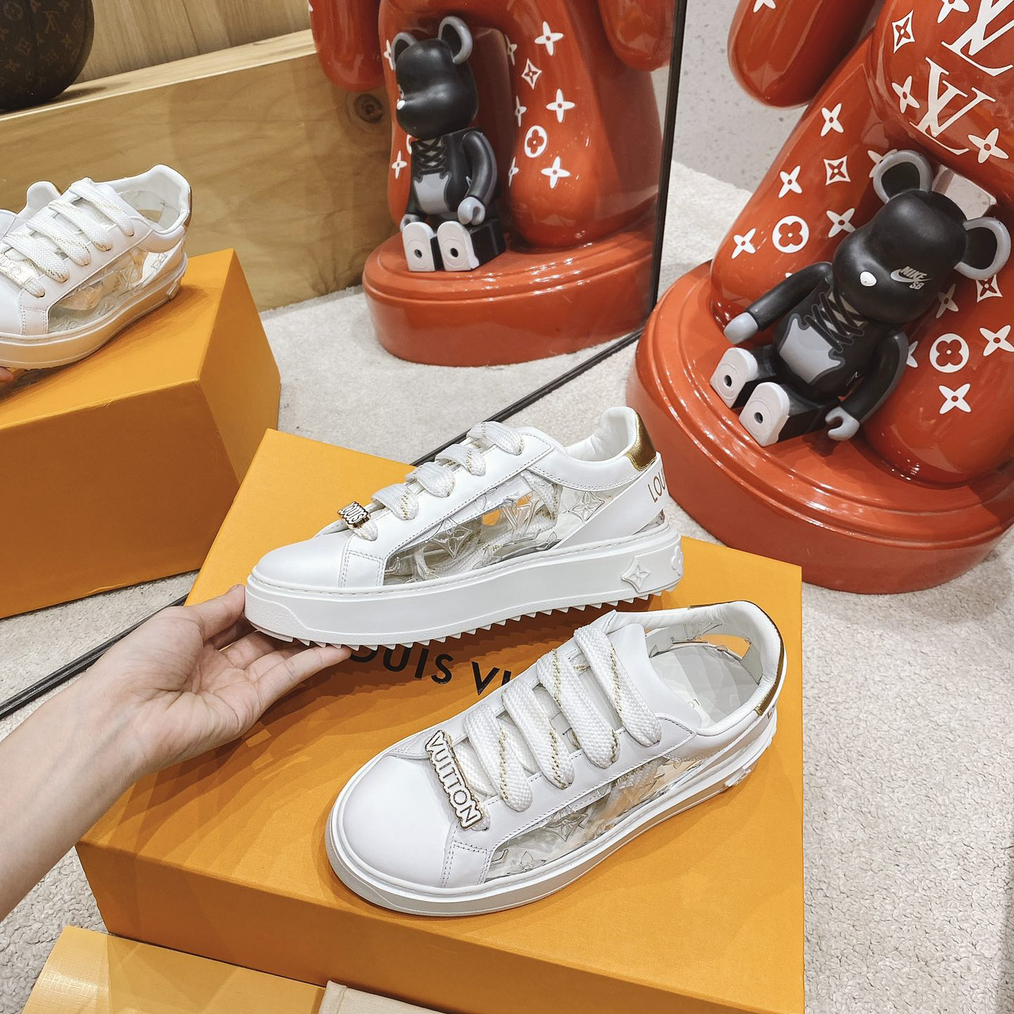 Louis Vuitton Time Out Sneaker  - FashionPlug