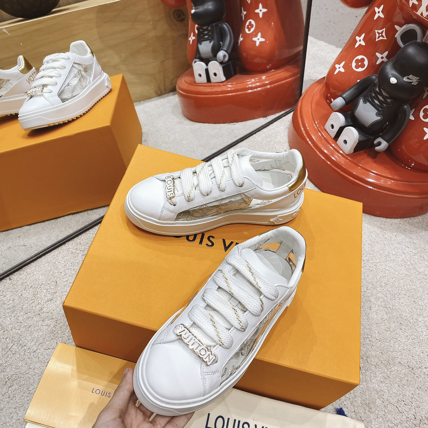 Louis Vuitton Time Out Sneaker  - FashionPlug