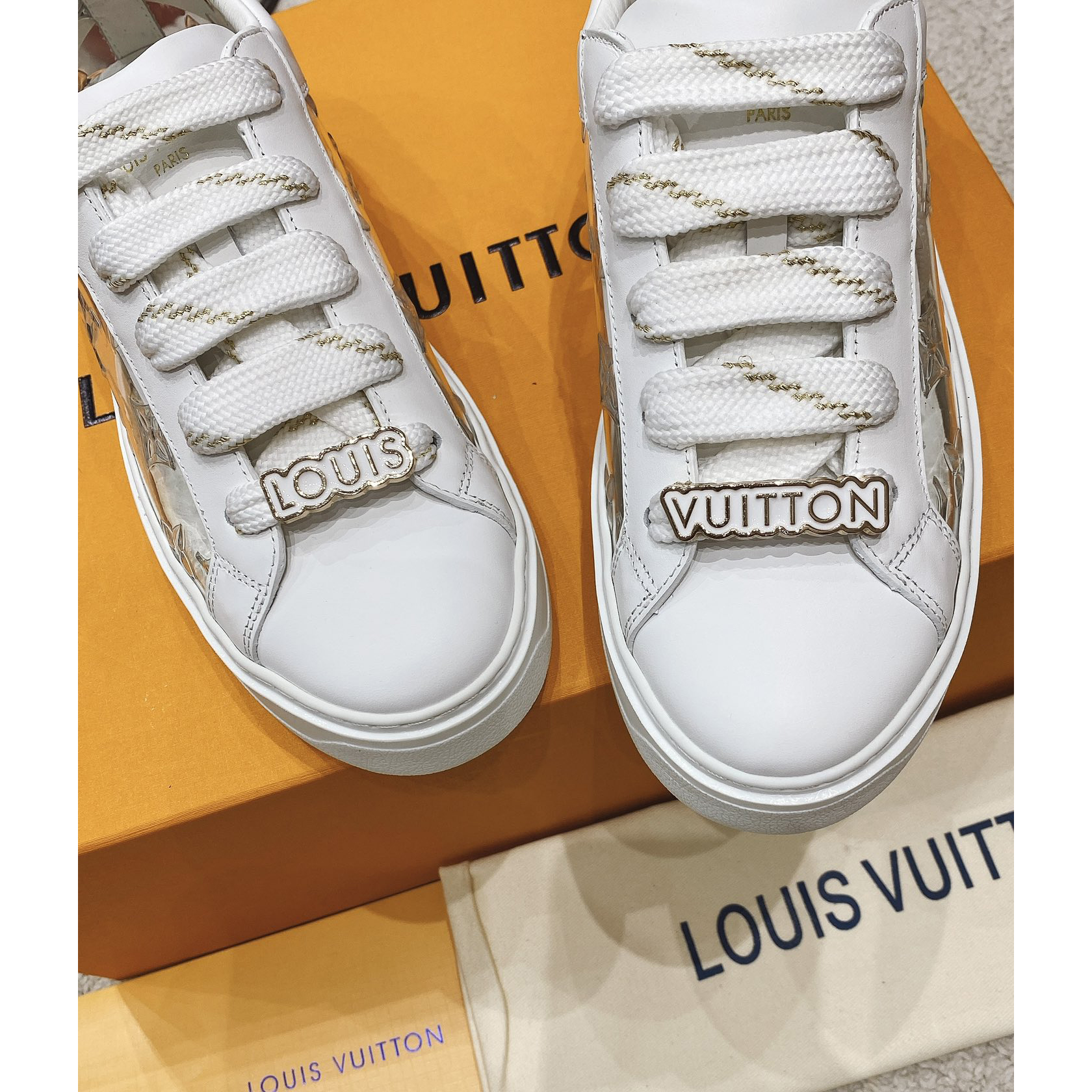 Louis Vuitton Time Out Sneaker  - FashionPlug