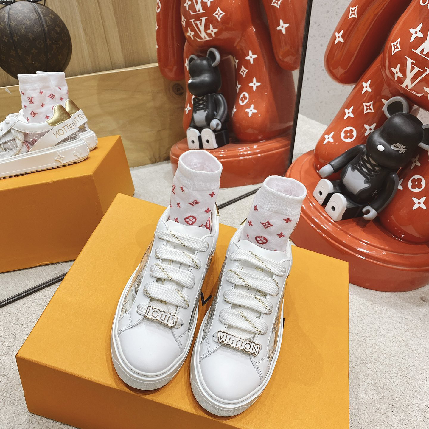 Louis Vuitton Time Out Sneaker  - FashionPlug