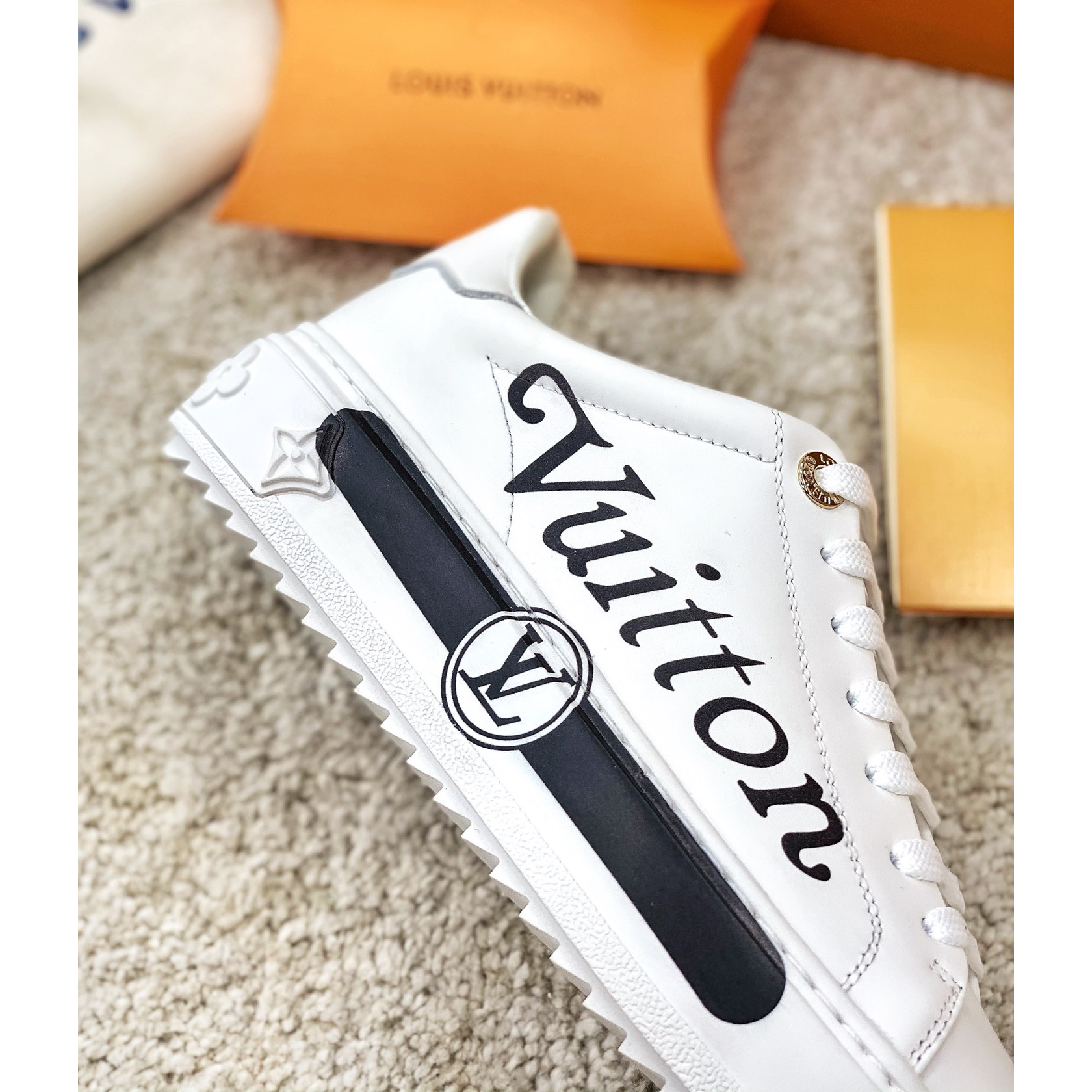 Louis Vuitton Logo Sneaker - FashionPlug