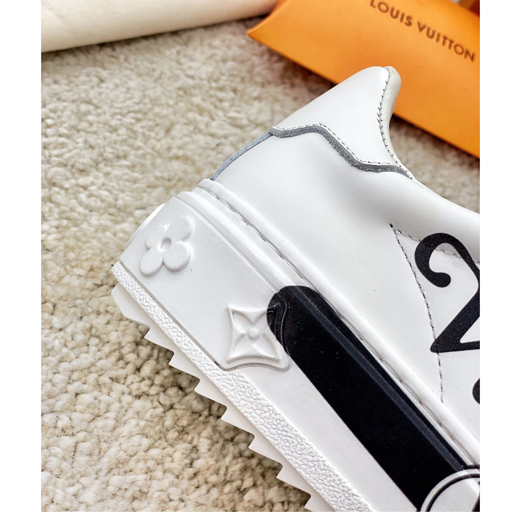 Louis Vuitton Logo Sneaker - FashionPlug